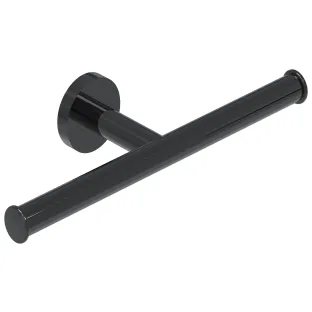 IVY - Toilet roll holder double - Black chrome PVD