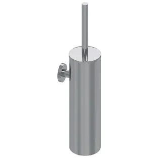 IVY - Wall-mounted toilet brush set - Chrome