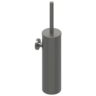 IVY - Toilet brush set wall model - Brushed metal black PVD