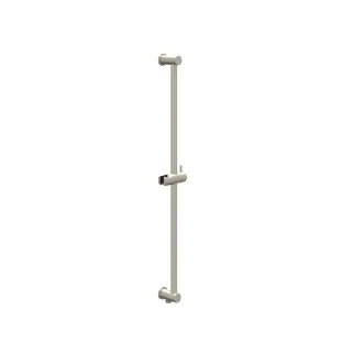 IVY - Slide bar - 80cm - with integrated water outlet - Brushed nickel PVD