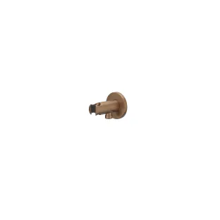 IVY - Wall bracket with integrated water outlet 1/2 - Brushed matt copper PVD