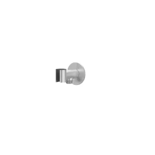 IVY - Wall bracket with integrated water outlet 1/2 - Brushed stainless steel 316