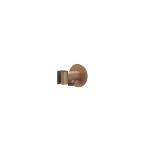 IVY - Wall bracket with integrated water outlet 1/2 - RVS316 brushed matt copper PVD