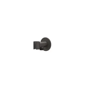 IVY - Wall bracket with integrated water outlet 1/2 - RVS316 brushed carbon black PVD