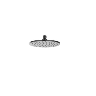 IVY - Overhead shower - medium - 20cm - with anti-limescale nozzles - Black chrome PVD