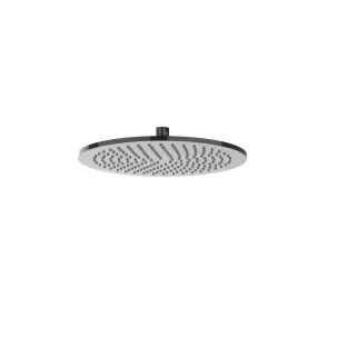 IVY - Overhead shower - medium - 30cm - with anti-limescale nozzles - Black chrome PVD