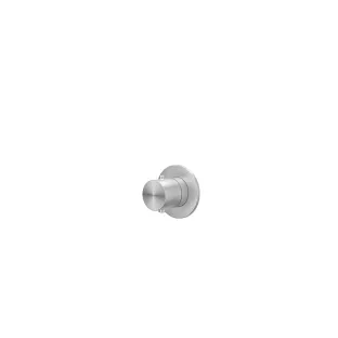 IVY Concord - Finishing part built-in stop valve symmetry round rosette - brushed stainless steel 316