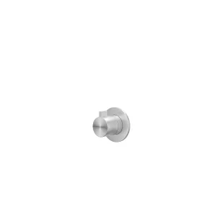 IVY Tribe - Finishing part built-in stop valve symmetry round rosette - brushed stainless steel 316