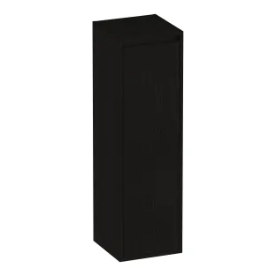 Brauer Adore half-high cabinet - 120x35x35 cm - 1 door left-turning - handleless - MFC - Timber Black