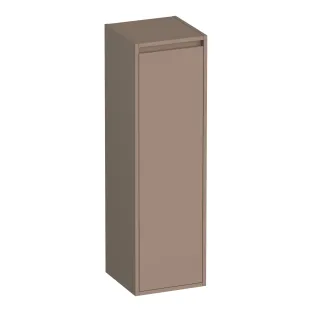 Brauer Adore half-high cabinet - 120x35x35 cm - 1 door right-turning - handleless - MDF lacquered - Mocha