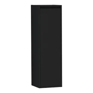 Brauer Adore half-high cabinet - 120x35x35 cm - 1 door right-turning - handleless - MDF lacquered - Black