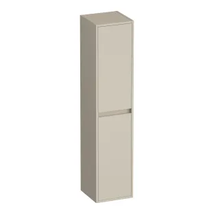 Brauer Adore high cabinet - 160x35x35 cm - 2 doors left or right turning - handleless - MDF lacquered - Beige