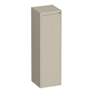 Brauer Adore Wavy half-high cabinet - 120x35x35 cm - 1 door right-turning - handleless - MDF lacquered - Beige