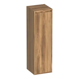 Brauer Adore Wavy half-high cabinet - 120x35x35 cm - 1 door right-turning - handleless - MFC - Honey