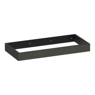 Brauer Amaze washbasin cabinet with integrated mounting bracket - 100x46x10 cm - MFC - Timber Anthracite