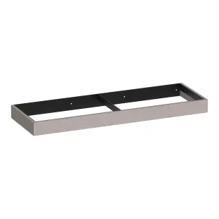 Brauer Amaze washbasin cabinet with integrated mounting bracket - 140x46x10 cm - MFC - Timber Greige