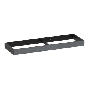 Brauer Amaze wastafelonderkast met geintegreerde ophangbeugel - 140x46x10 cm - MFC - Timber Grey