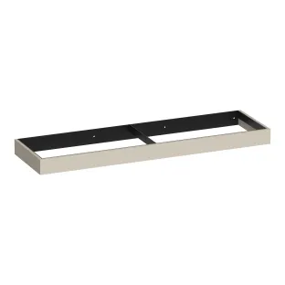 Brauer Amaze washbasin cabinet with integrated mounting bracket - 160x46x10 cm - MDF lacquered - Matt Beige