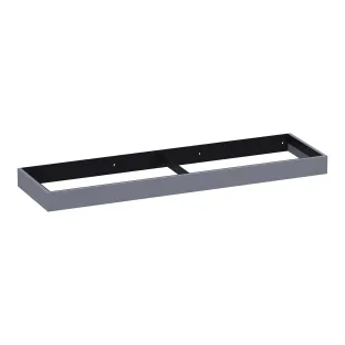 Brauer Amaze wastafelonderkast met geintegreerde ophangbeugel - 160x46x10 cm - MDF gelakt - Mat Grijs
