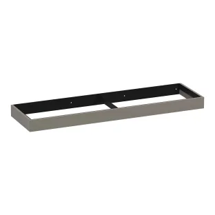 Brauer Amaze washbasin cabinet with integrated mounting bracket - 160x46x10 cm - MDF lacquered - Matt Taupe