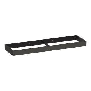 Brauer Amaze washbasin cabinet with integrated mounting bracket - 160x46x10 cm - MFC - Timber Anthracite