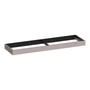 Brauer Amaze washbasin cabinet with integrated mounting bracket - 160x46x10 cm - MFC - Timber Greige