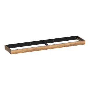 Brauer Amaze washbasin cabinet with integrated mounting bracket - 200x46x10 cm - MFC - Honey