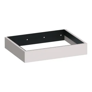 Brauer Amaze washbasin cabinet with integrated mounting bracket - 60x46x10 cm - MDF lacquered - Matt Sand