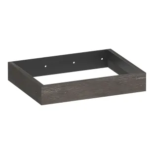Brauer Amaze washbasin cabinet with integrated mounting bracket - 60x46x10 cm - MFC - Driftwood