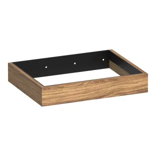 Brauer Amaze washbasin cabinet with integrated mounting bracket - 60x46x10 cm - MFC - Honey