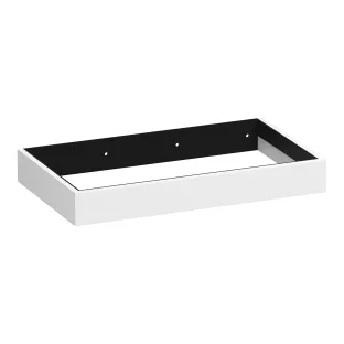 Brauer Amaze washbasin cabinet with integrated mounting bracket - 80x46x10 cm - MDF lacquered - Matt White