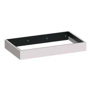 Brauer Amaze washbasin cabinet with integrated mounting bracket - 80x46x10 cm - MDF lacquered - Matt Sand