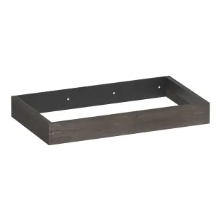 Brauer Amaze washbasin cabinet with integrated mounting bracket - 80x46x10 cm - MFC - Driftwood