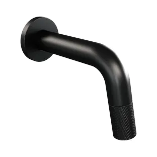 Brauer Black Carving built-in fountain tap, shortenable - matt black