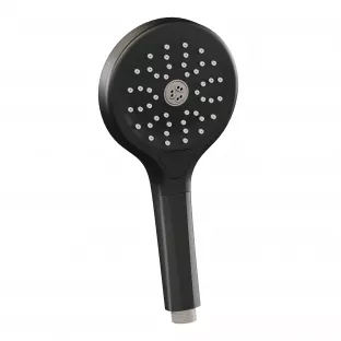 Brauer Black Edition 3-position hand shower round - matt black