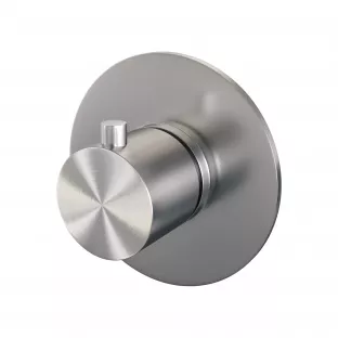 Brauer Brushed Edition built-in thermostat - with built-in part - brushed stainless steel PVD