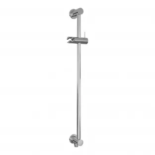 Brauer Chrome Edition slide bar with integrated water outlet - 70 cm - chrome