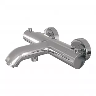 Brauer Chrome Edition surface-mounted bath shower thermostat tap - chrome