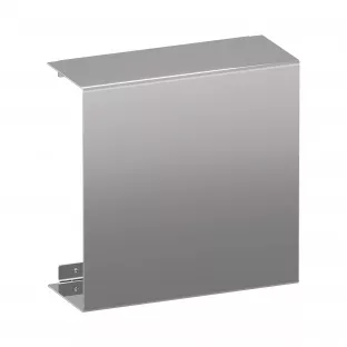 Brauer Chrome Edition surface-mounted niche with concealed storage space - chrome