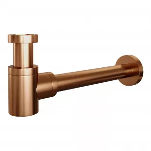 Brauer Copper Edition Design siphon - Compact - Brushed copper PVD