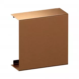 Brauer Copper Edition surface-mounted niche with concealed storage space - brushed copper PVD