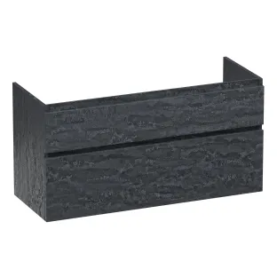 Brauer Delight washbasin cabinet - 120x46x60 cm - 2 drawers handleless - soft close - 2 siphon cut-outs - MFC - Damascus