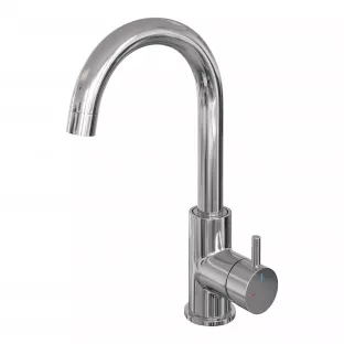 Brauer Edition high washbasin mixer - surface mounted - swivel - round spout - model B - chrome