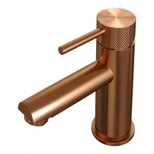 Brauer Edition low washbasin mixer - surface mounted - Carving - brushed copper PVD