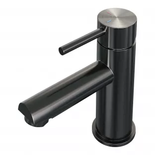 Brauer Edition low washbasin mixer - surface mounted - model A - brushed gunmetal PVD