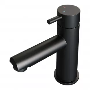 Brauer Edition low washbasin mixer - surface mounted - model B - matt black