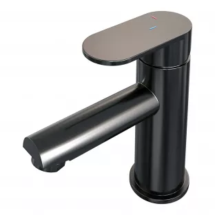 Brauer Edition low washbasin mixer - surface mounted - model C - brushed gunmetal PVD