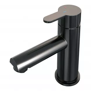 Brauer Edition low washbasin mixer - surface mounted - model D - brushed gunmetal PVD