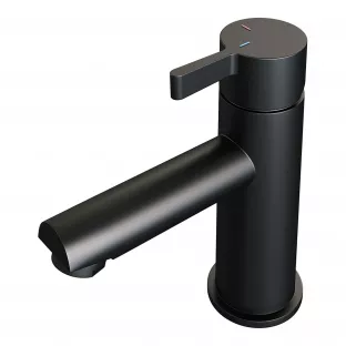 Brauer Edition low washbasin mixer - surface mounted - model E - matt black