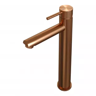 Brauer Edition raised basin mixer - surface mounted - Carving - brushed copper PVD